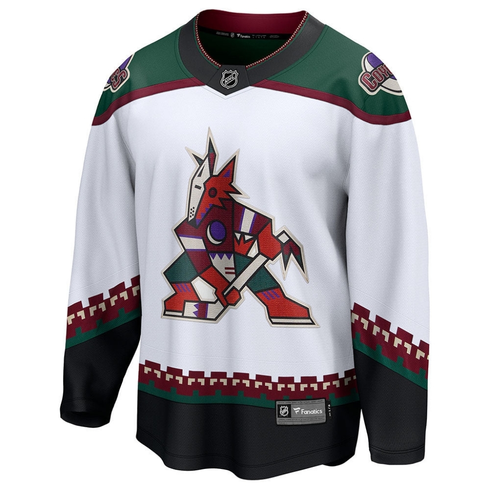 NWT NHL Fanatics White Kachina Arizona Coyotes Breakaway Jersey